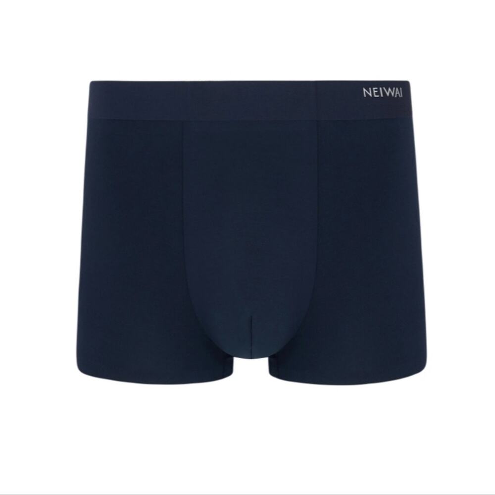 NEW Neiwai Men's Modal Boxer Brief 2.0 Two Piece Set Navy And Teafleaf Brown